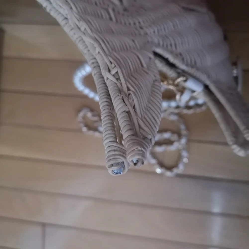 Betsey Johnson Fish Bag Wicker Straw - Picture 2 of 4